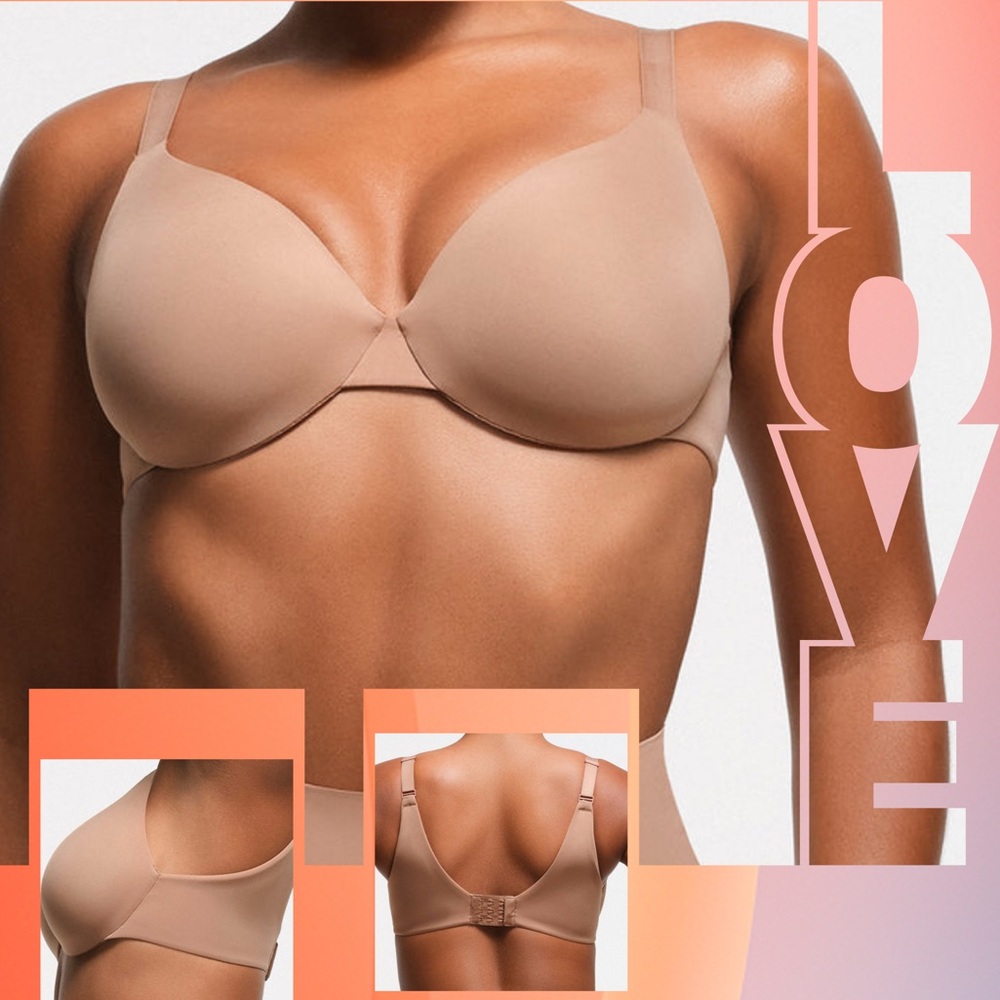 SKIMS‎ Smoothing Intimates Full Coverage Lightly Lined Bra Sienna Size: 38DD NWT